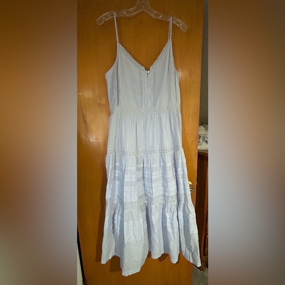 NWT Aritzia Little Moon Cori Dress in Cruise Blue!